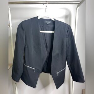 Express black fitted blazer size 4